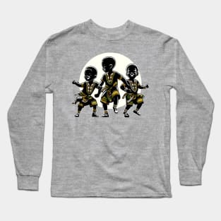 Afrocentric Kids Long Sleeve T-Shirt